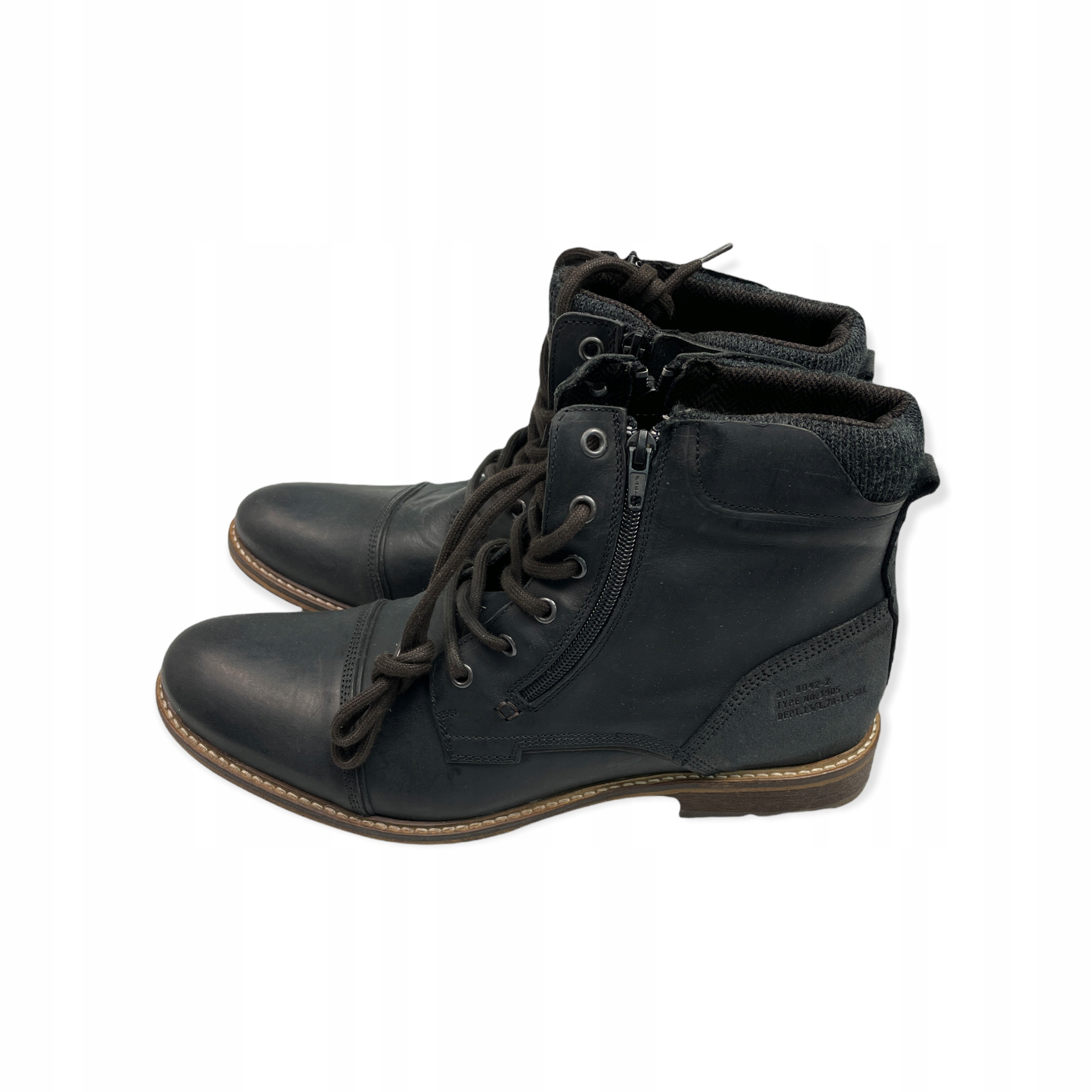 

Botki męskie Steve Madden Bridres2 Black Leathe 45
