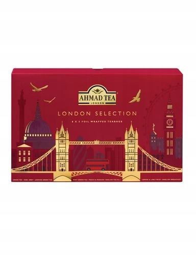 Ahmad London Selection Tea 8x5x2g, obálkovaný