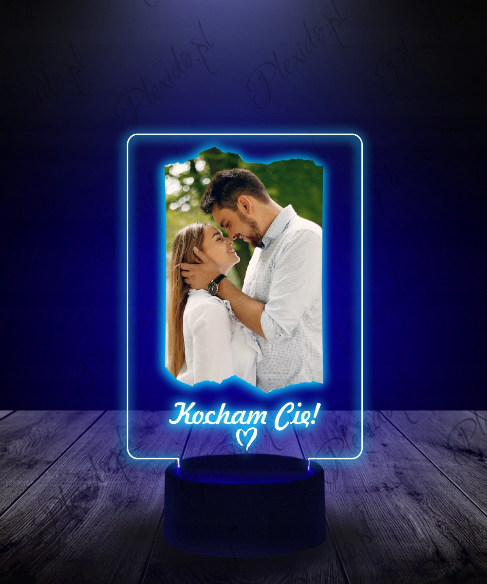 Statuetka LED na Walentynki Twoje Zdjęcie Plexido Marka Plexido