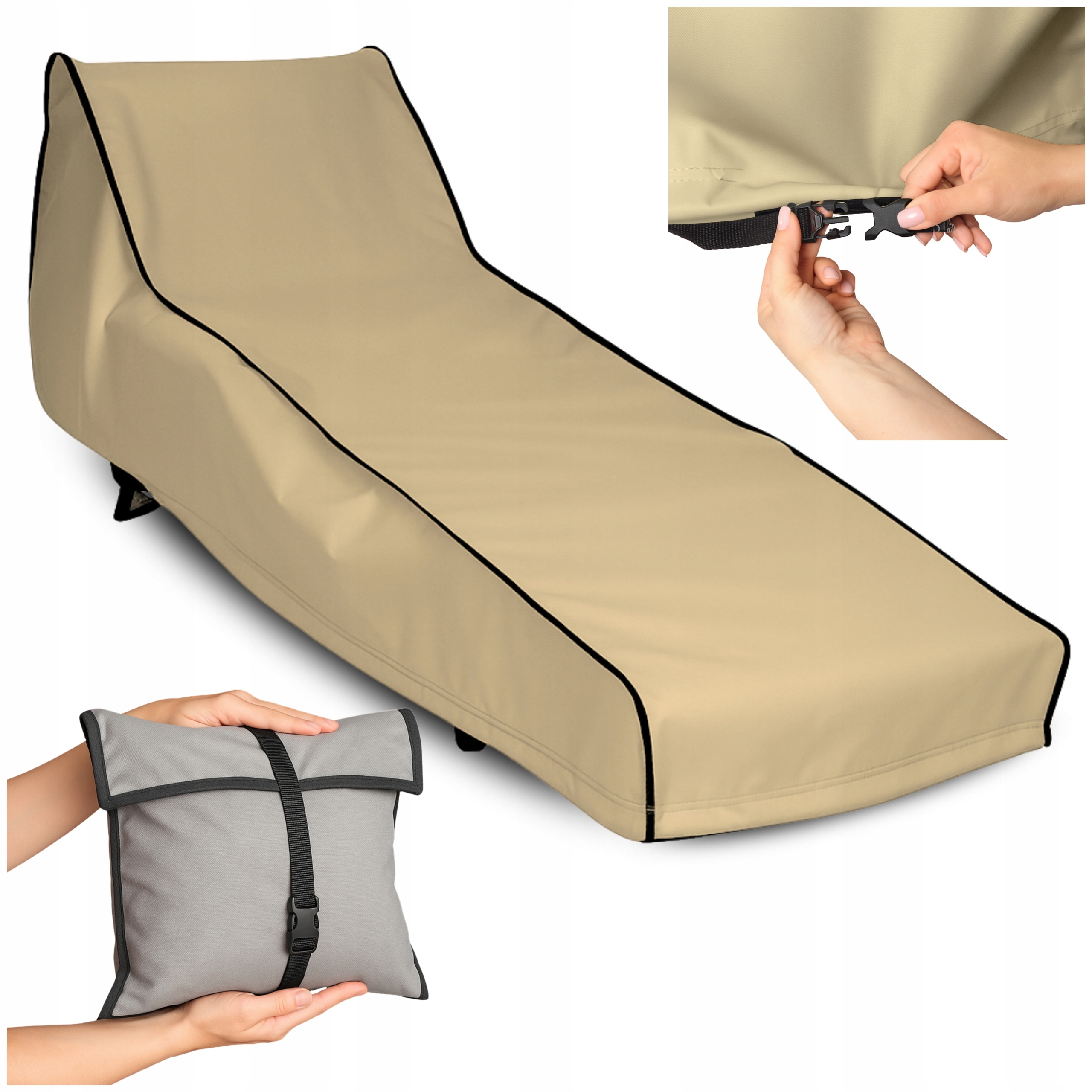 Ochranný obal na Zahradní Lehátko Voděodolný Uv 200x68x70 Plachta