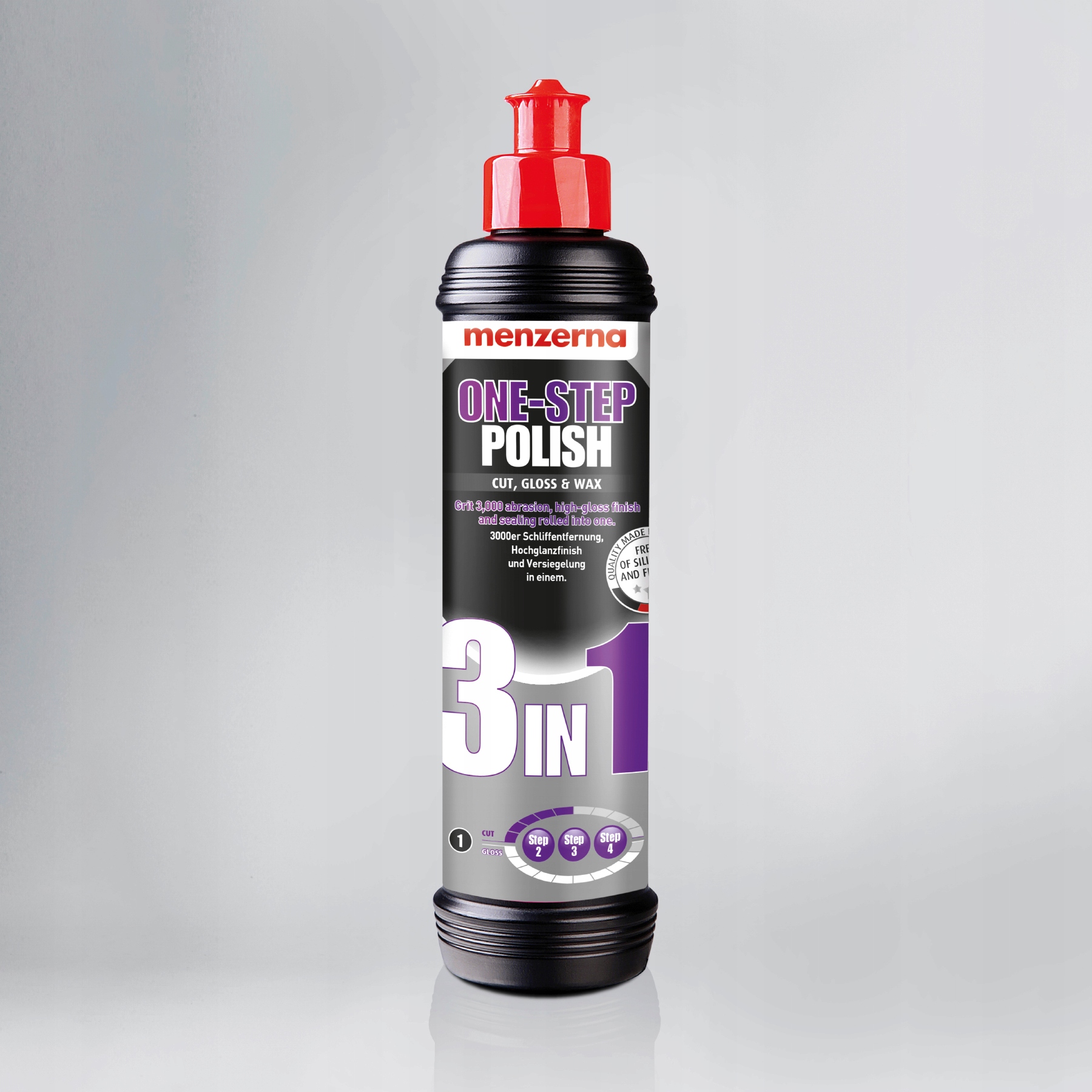 Pasta Polerska Menzerna Do Lakieru 3w1 One Step 250ml + Pad Polerski Średni Producent Menzerna