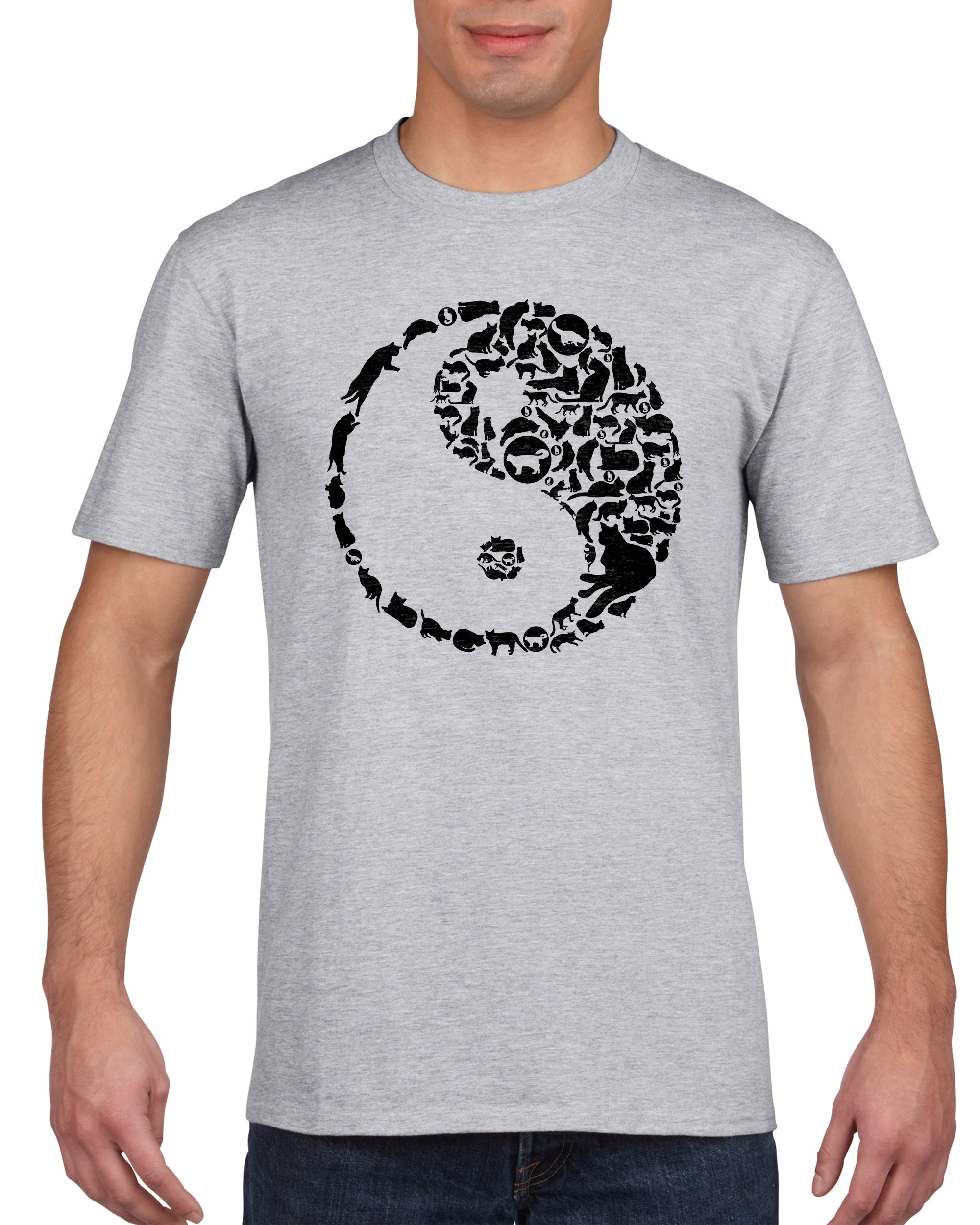 

Koszulka męska Ying Yang Koty M