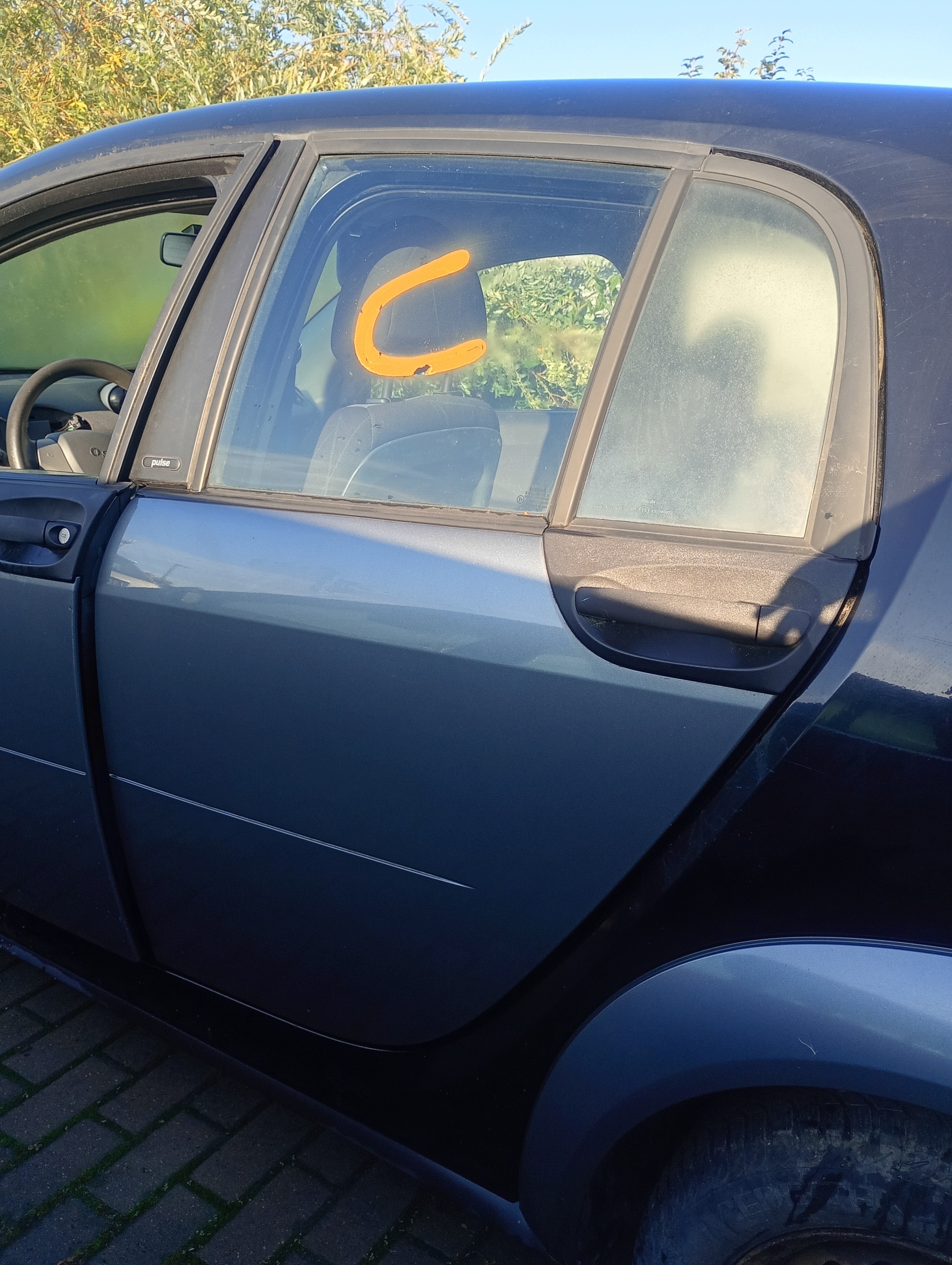 ajtó bal hátsó hátsó Smart Forfour 454 04-06