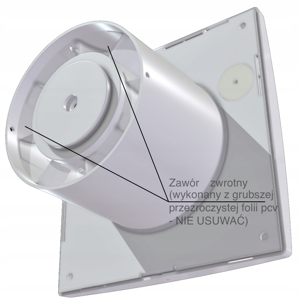 WENTYLATOR ŚCIENNY SUFITOWY VENTS QUIET 100 TP TIMER CZUJNIK RUCHU ZAWÓR Kod producenta 100QUIETTP