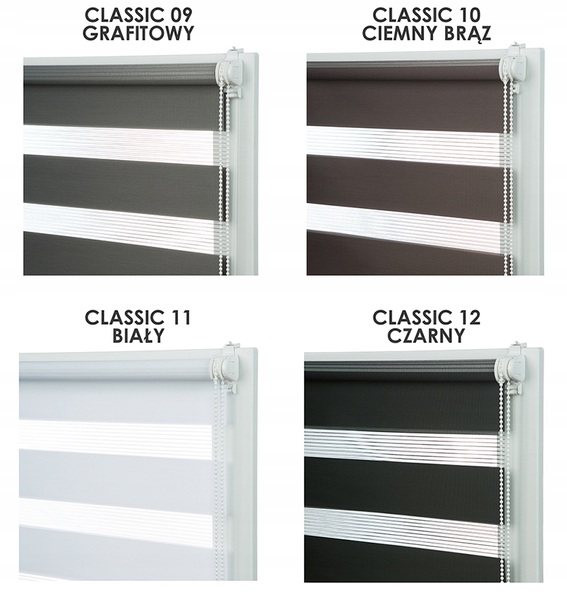 ROLETA ROLETY DZIEŃ NOC NA WYMIAR 93x150 cm KOLORY Długość 150 cm