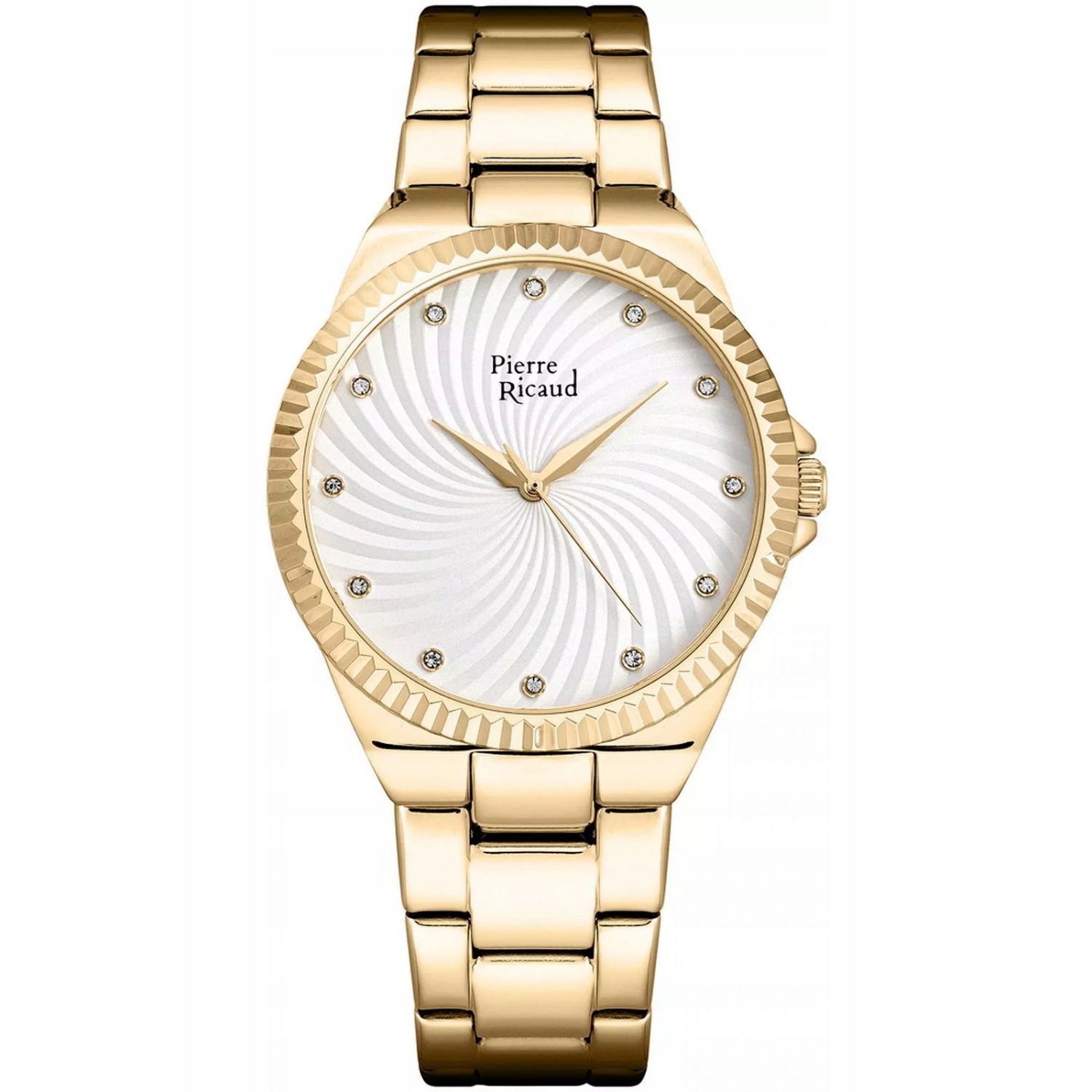 Dámské hodinky Pierre Ricaud P22073.1113Q Zirkony zlaté