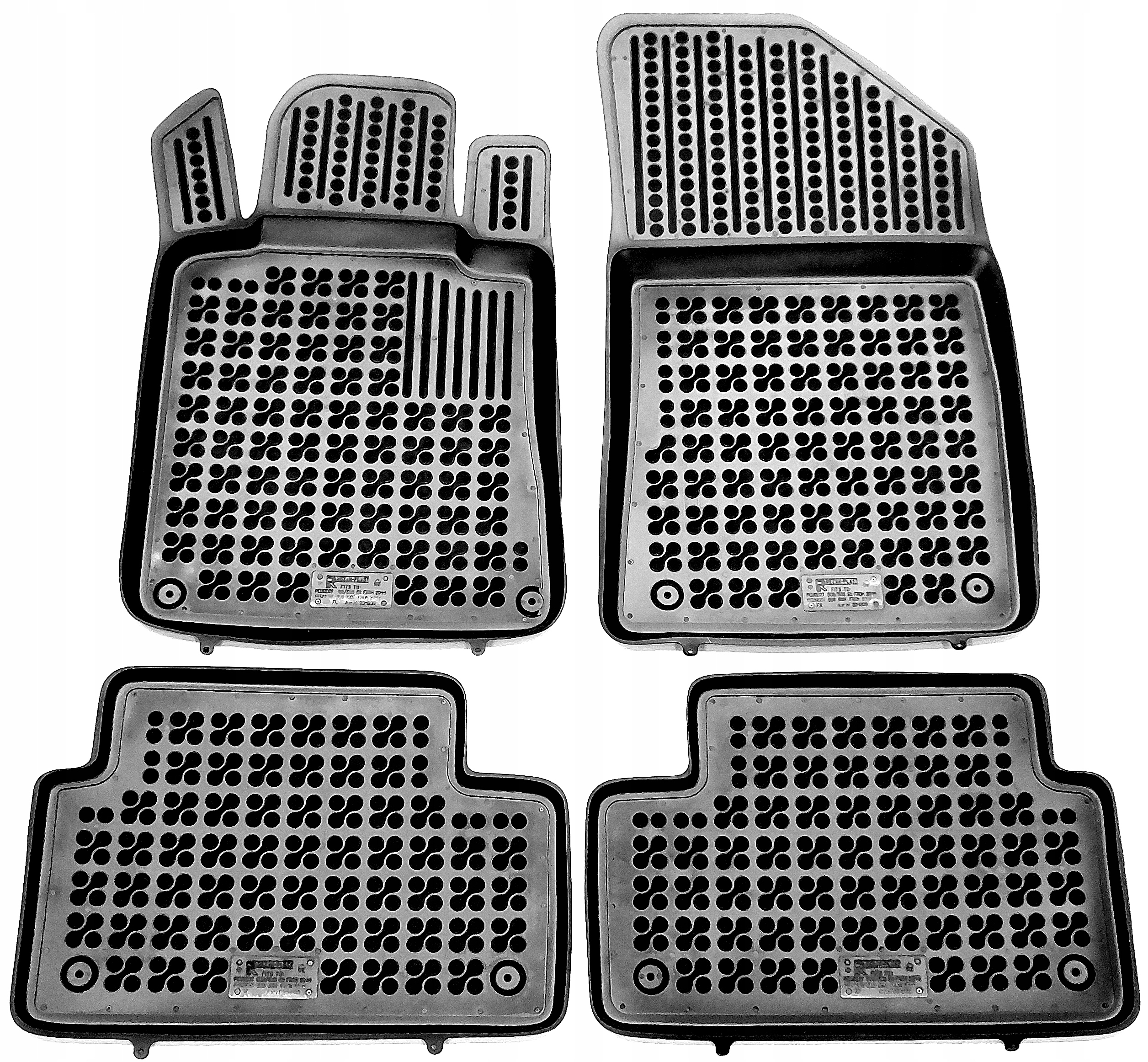 Килимки Різати-Пластик резинові 201309 4 el.