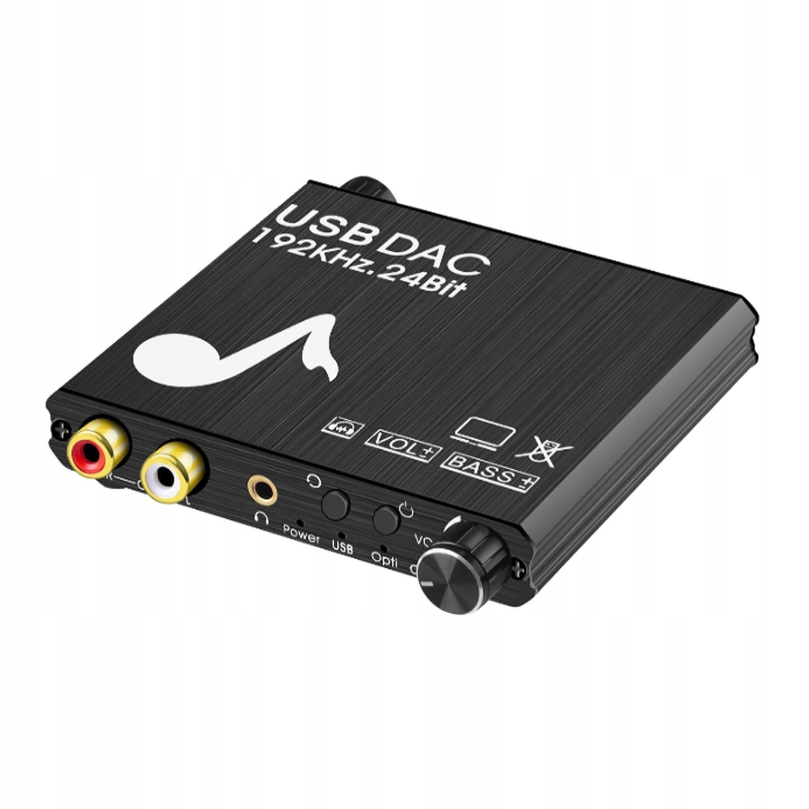 192KHz DAC cyfrowo-analogowy konwerter audio USB Marka bez marki