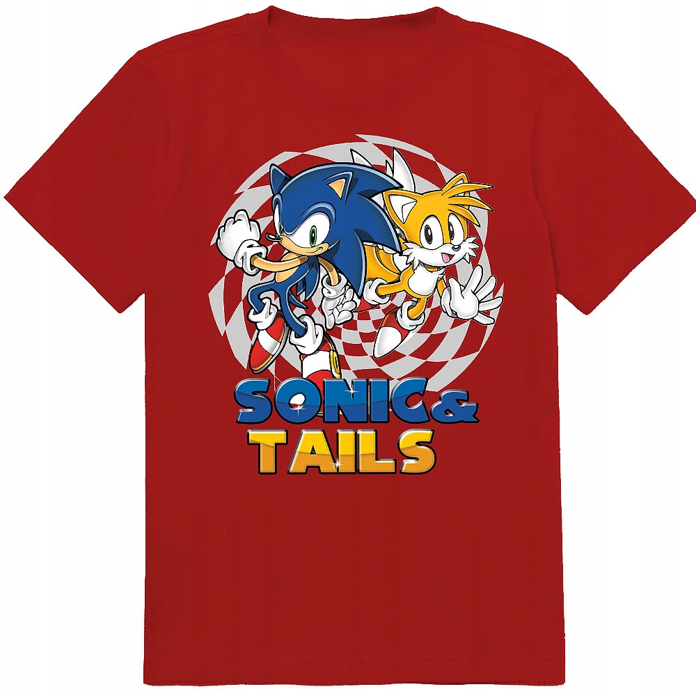 KOSZULKA DZIECIĘCA T-SHIRT DLA DZIECKA SONIC 128 PREZENT JAKOŚĆ