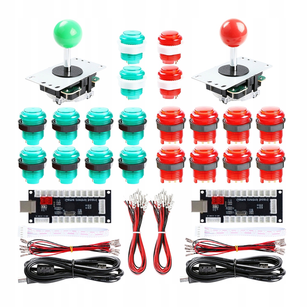 kontroler USB Arcade Joystick - czerwony Tematyka towarzyskie