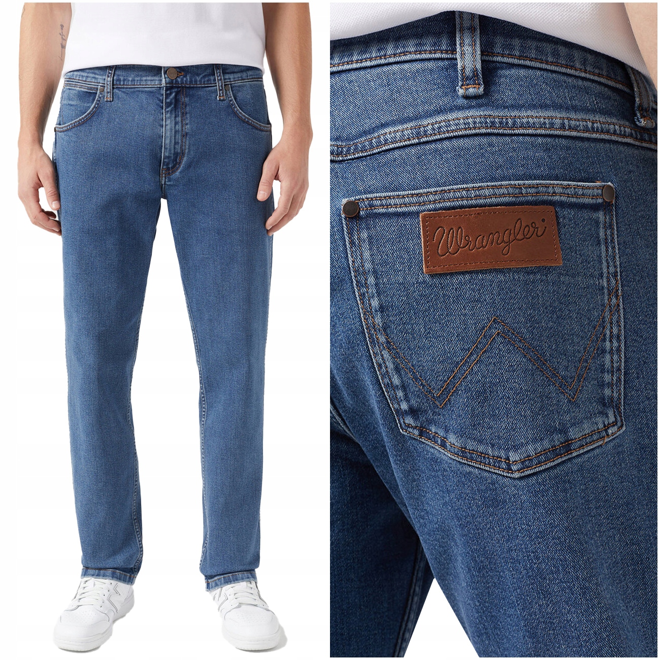 Wrangler Greensboro W31 L34 Pánské džínové kalhoty džíny Proste