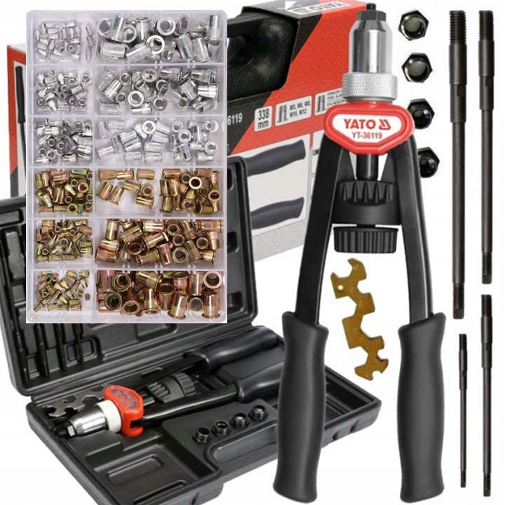 Yato Nitovačka Na Nitovačky M5 M12 Páková Nitovačky 300 Kusov