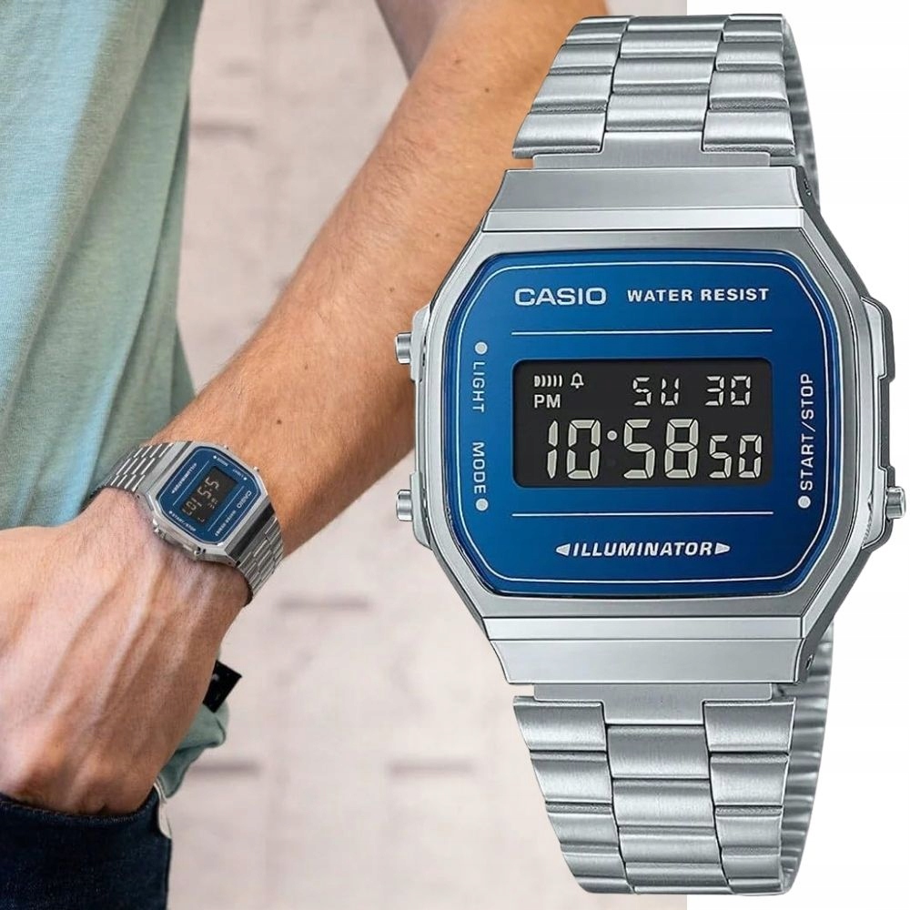 Nové Originální Hodinky Casio A168WEM-2BEF Vintage