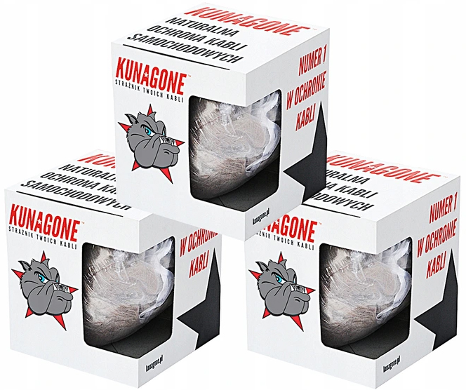 ODSTRASZACZ ZAWIESZKA NA KUNY ŁASICE DO SAMOCHODU DOMU KUNAGONE (3 SZT)