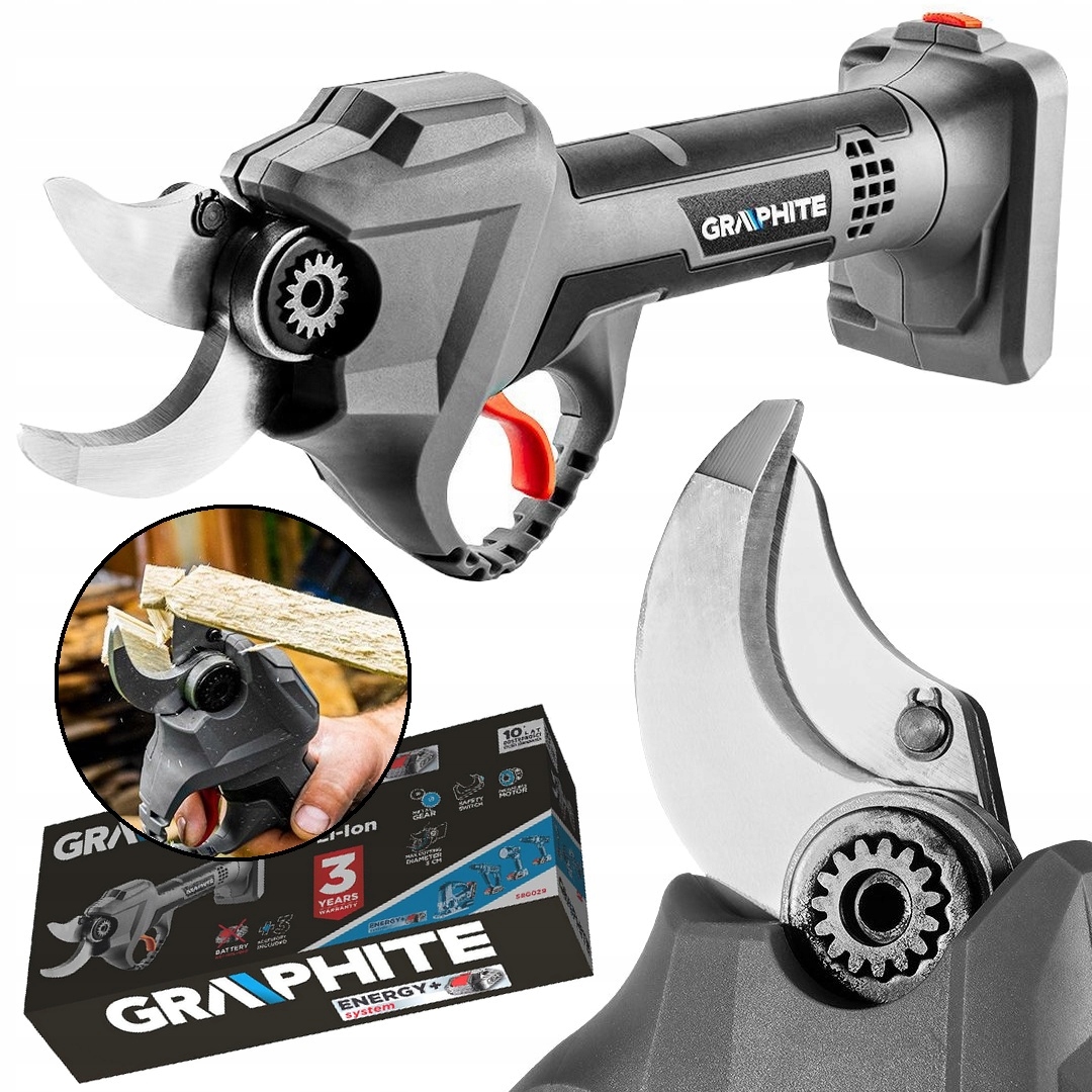 Zahradní Nůžky Systém Energy+ 18 V S Větvemi Do 30 MM