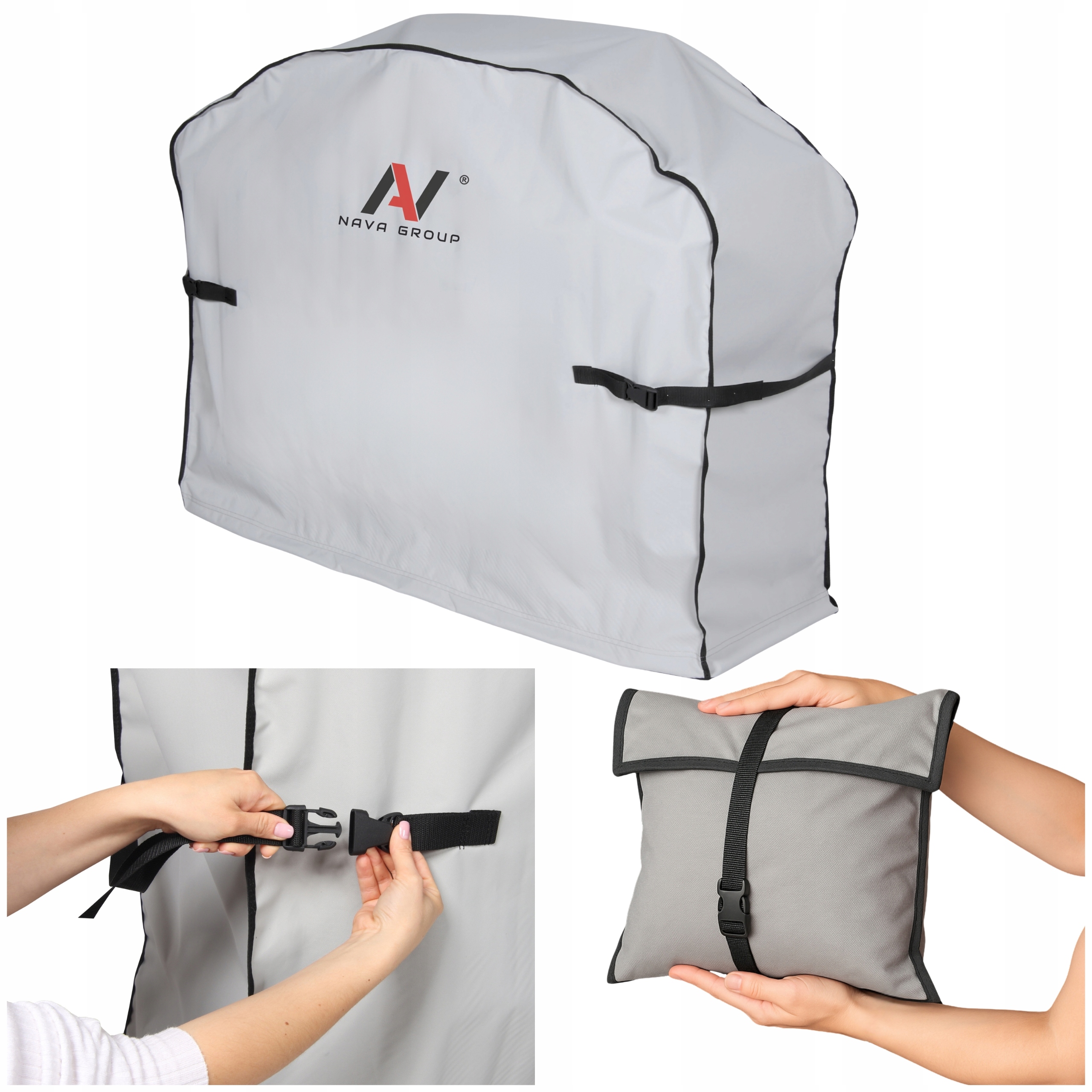 Ochranný obal na plynový gril Voděodolný Uv zahradní 126x52x101 Pásy