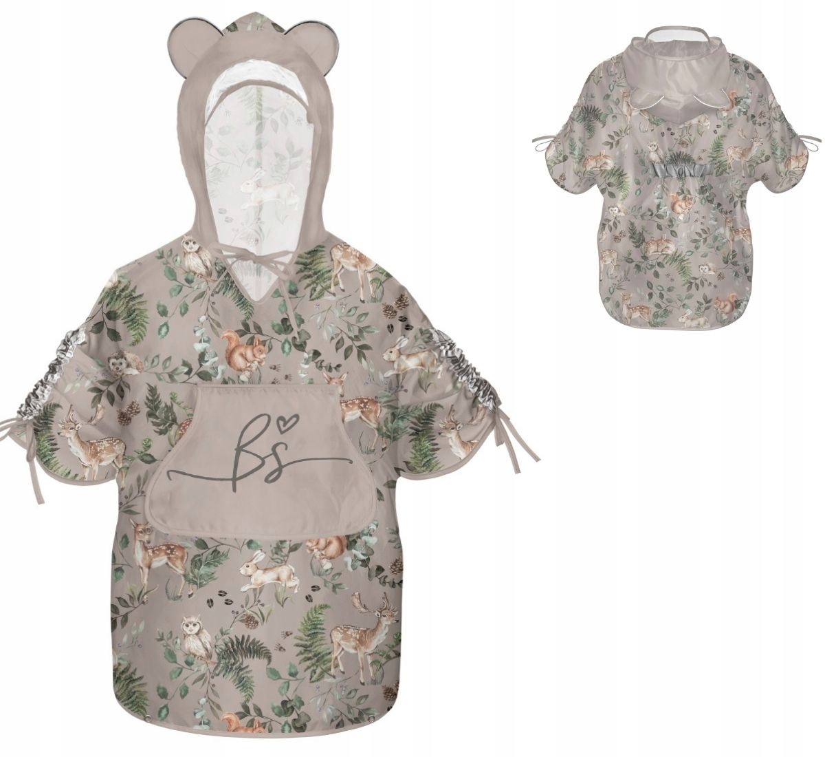 BABYSTEPS Poncho przeciwdeszczowe Animals Garden Marka Baby Steps