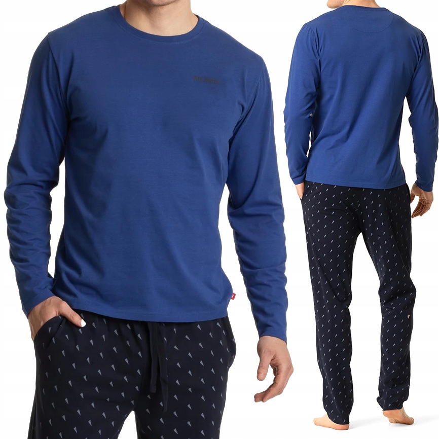 Pánské pyžamo 100% bavlna Atlantic NMP-361 M