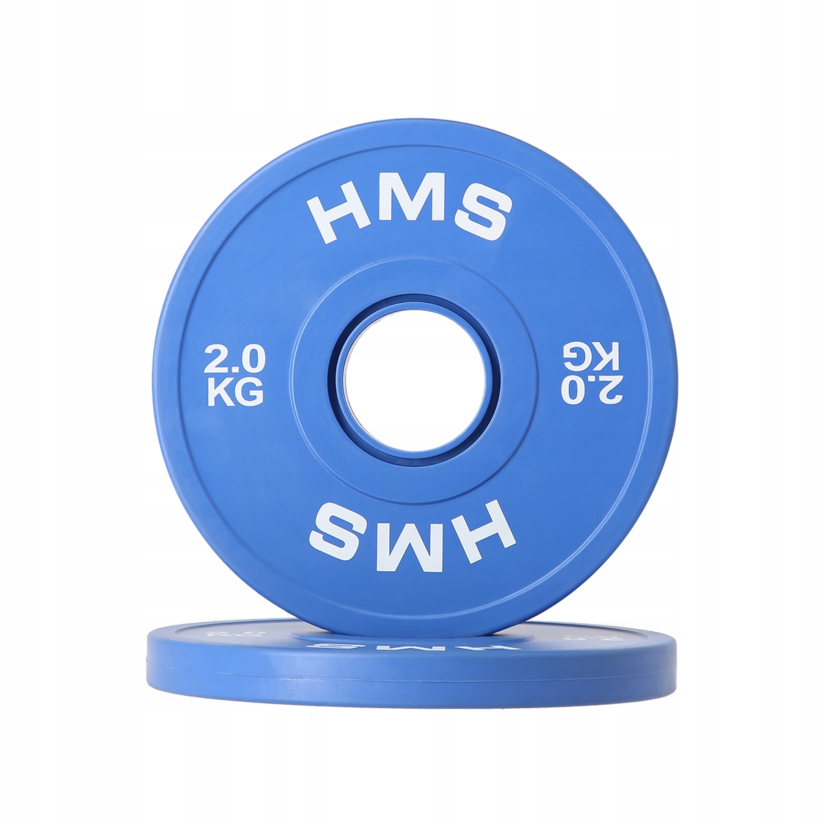 Obciążenie na gryf olimpijski talerze gumowane 2x2kg ułamkowe Hms
