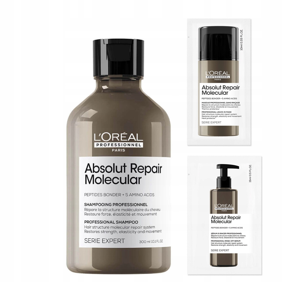 LOreal Absolut Repair Molecular odbudowujący szampon saszetki