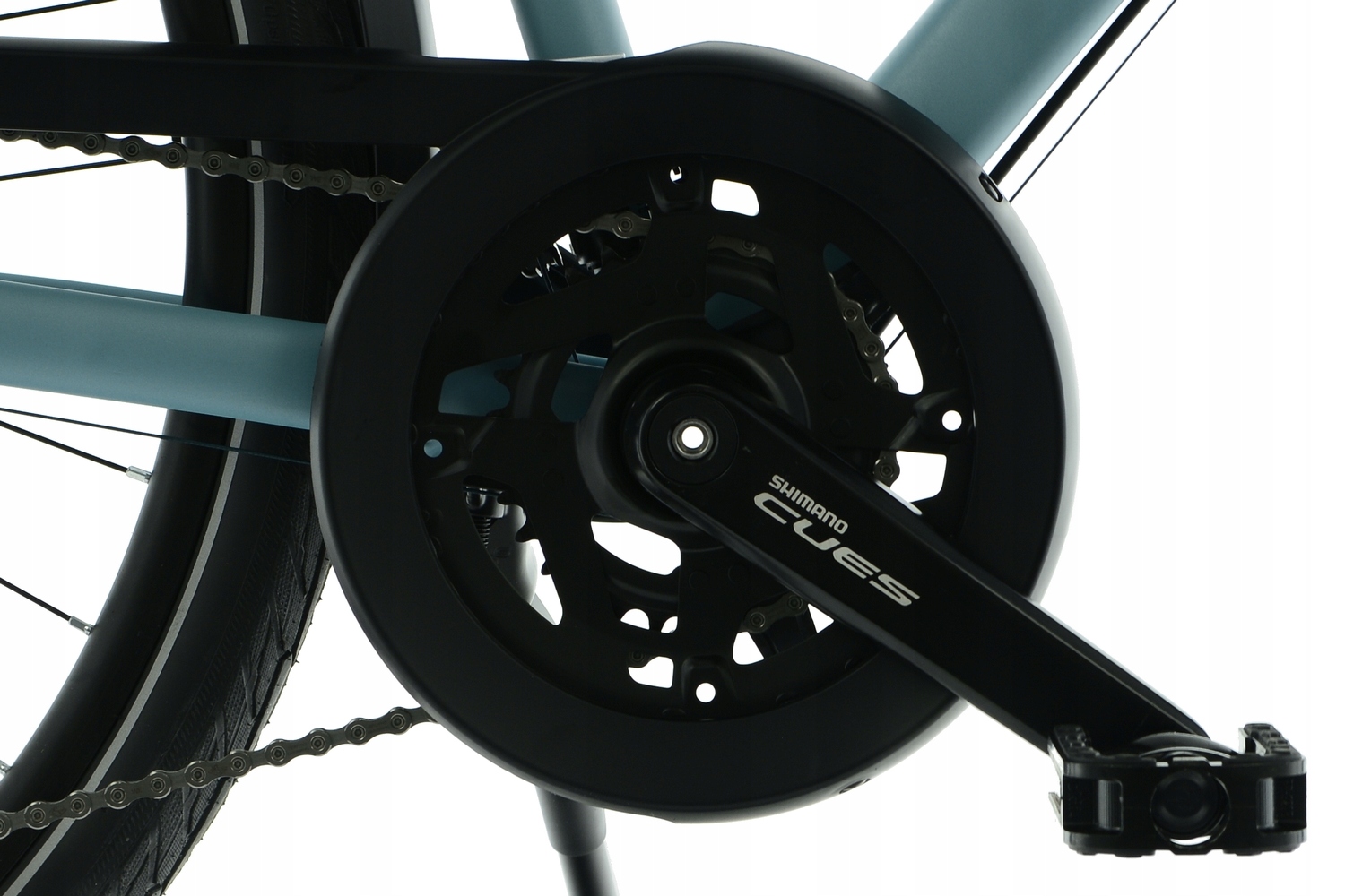 Rower Trekkingowy Kands 28 Verso V2 r19' błękit CUES SHIMANO HYDRAULIKAr25D