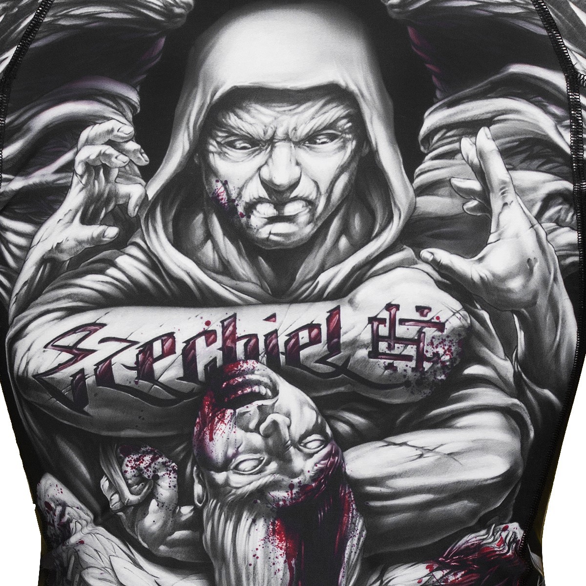 RASHGUARD na siłownię EXTREME HOBBY Ezechiel M Rękaw długi rękaw