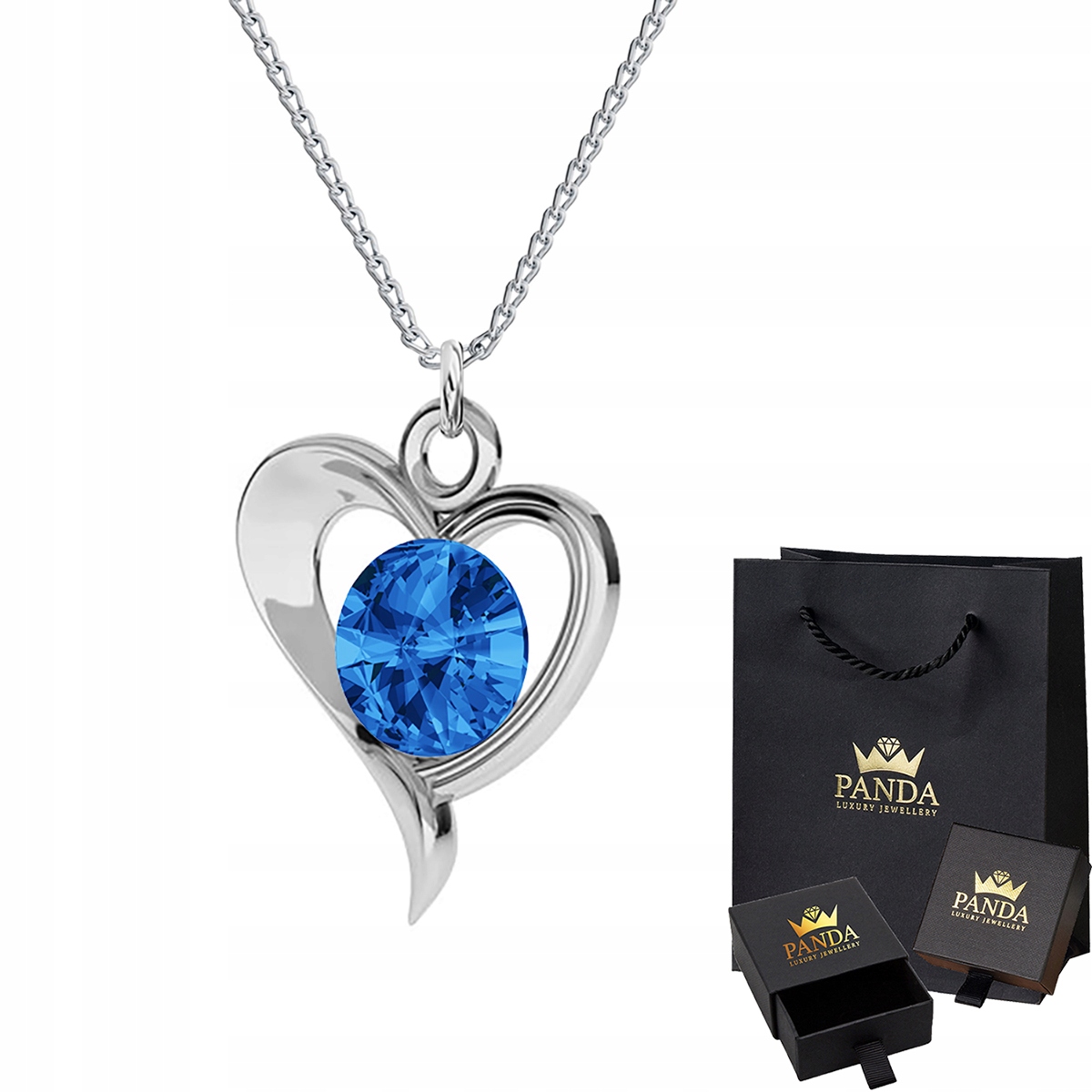 

Srebrny Naszyjnik Swarovski Srebro 925 Prezent