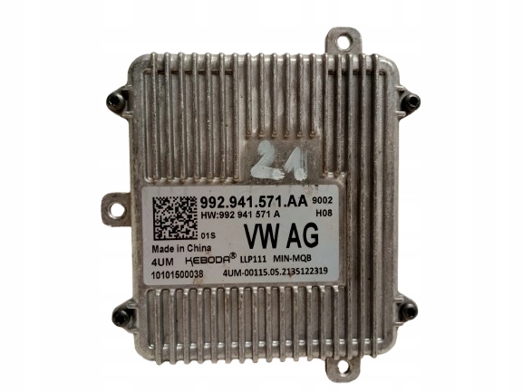 VW AUDI SKODA PRZETWORNICA MODUŁ LED 992941571AA 4UM - SPRAWNA - (nr21)