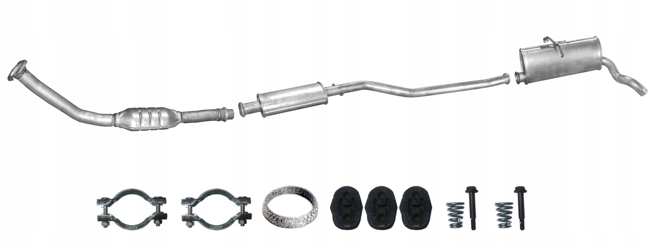 Peugeot Partner 2.0 HDi 66 kW 1999-10/2002 Tlumič Výfuku Komplet