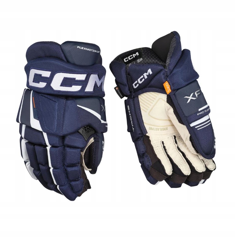 CCM Rukavice CCM Tacks Xf Pro Sr, Senior, 15", tmavě modrá-bílá