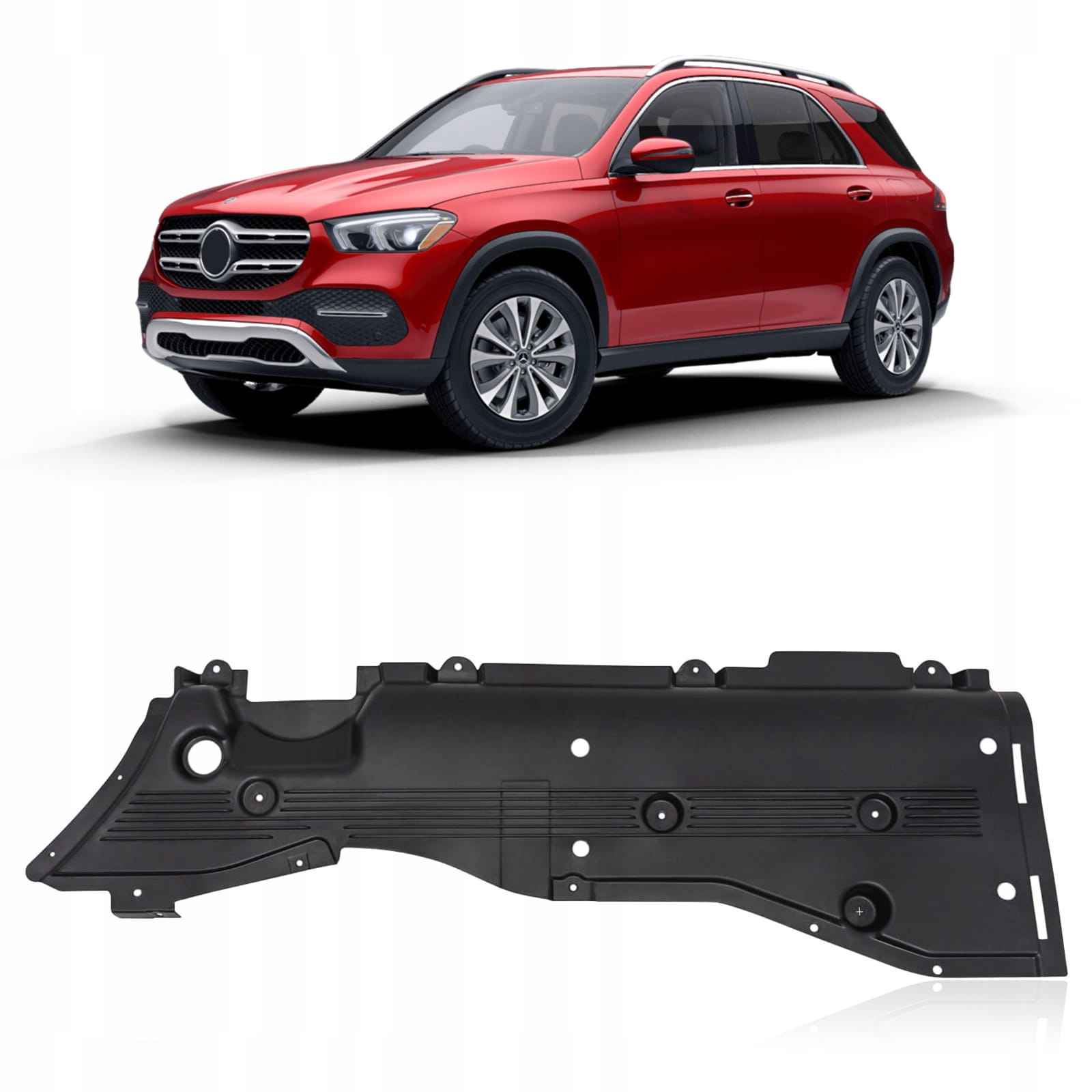 MERCEDES GLE W167 2019- OSŁONA PODWOZIA LEWY PRZÓD