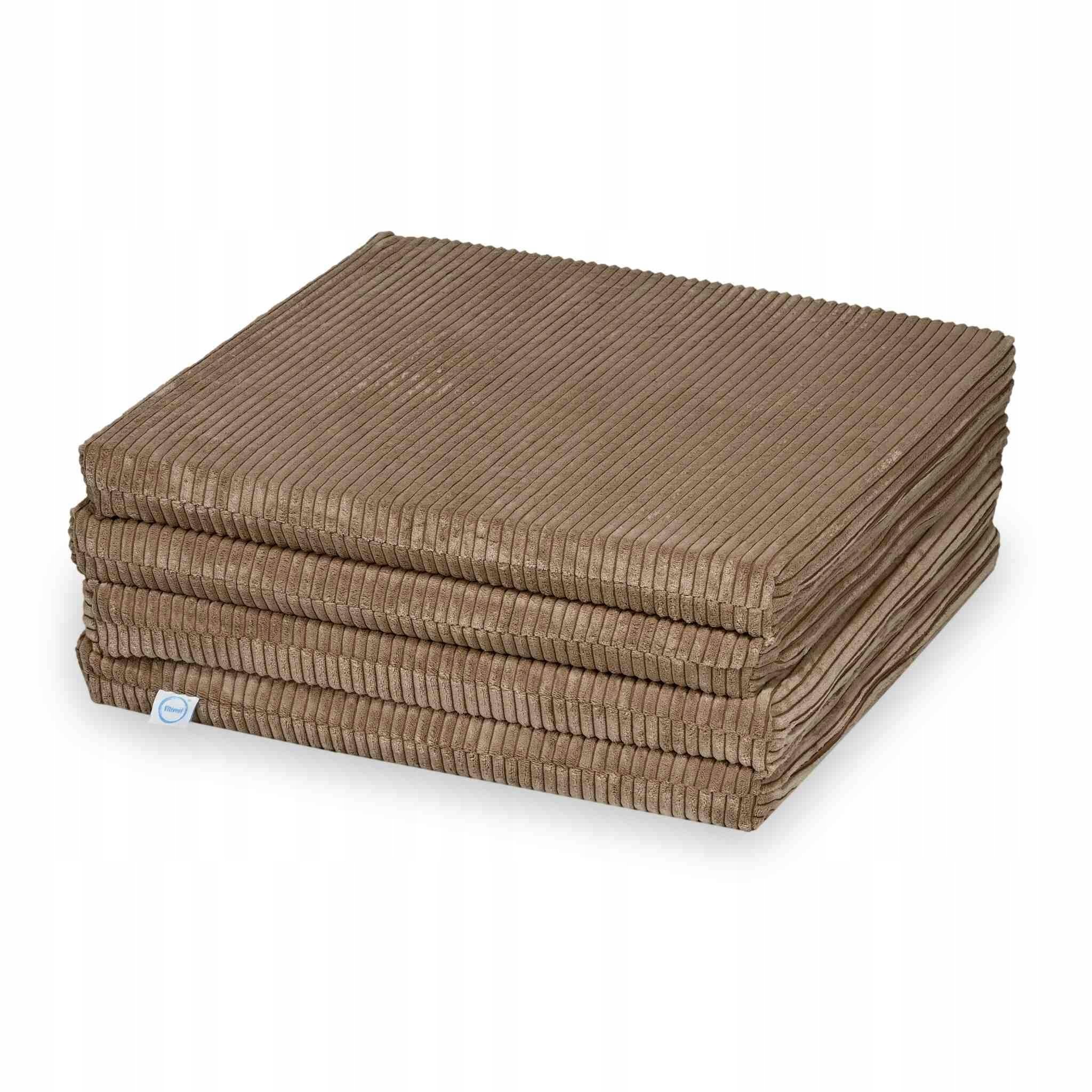 Skládací čtvercová podložka 120x120 Sztruks Toffee