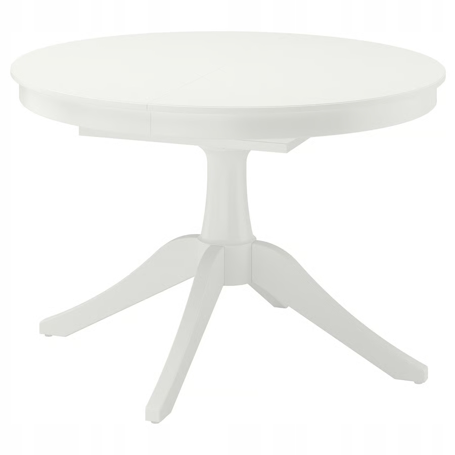 Ikea Rosentorp (ingatorp) Stół rozkładany, biały, 110/155 cm