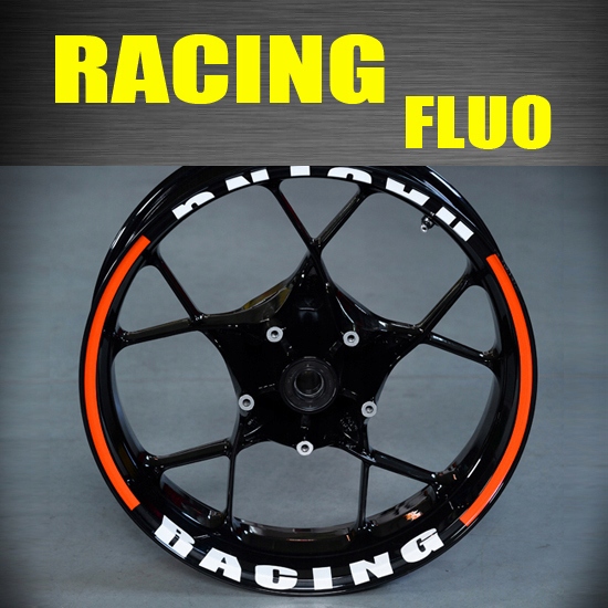 Racing Fluo – Samolepky, pásky na kola, rámy motocyklů pro Honda