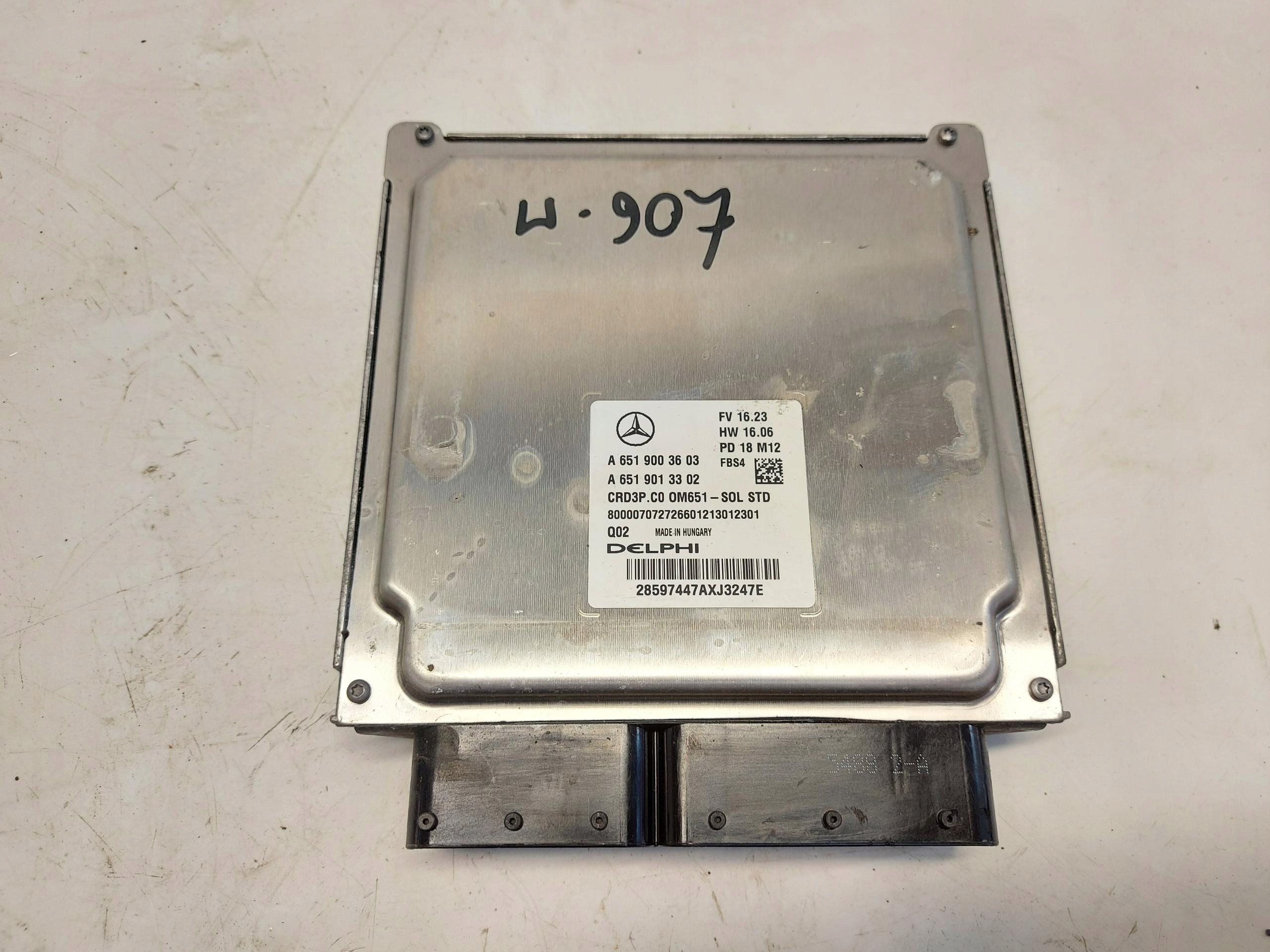 Mercedes Sprinter w907 2020, 2.1 CDI computer Motore ECU A6519003603
