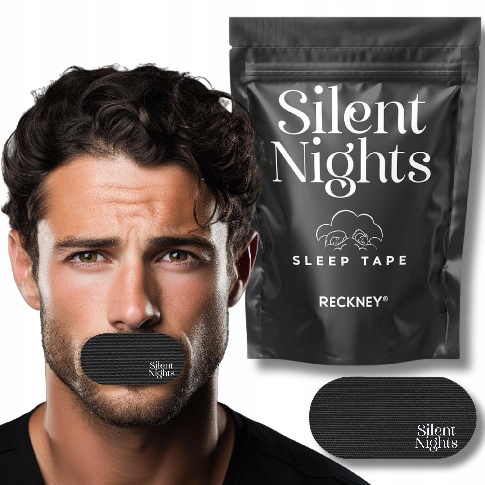 3x30 Plastry Na Usta/taśmy Na Chrapanie- Spanie Sport Lepszy Sen Reckney