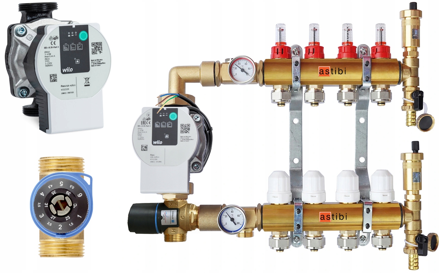 ROZDZIELACZ10 OGRZEWANIA PODŁOGOWEGO DO PODŁOGÓWKI