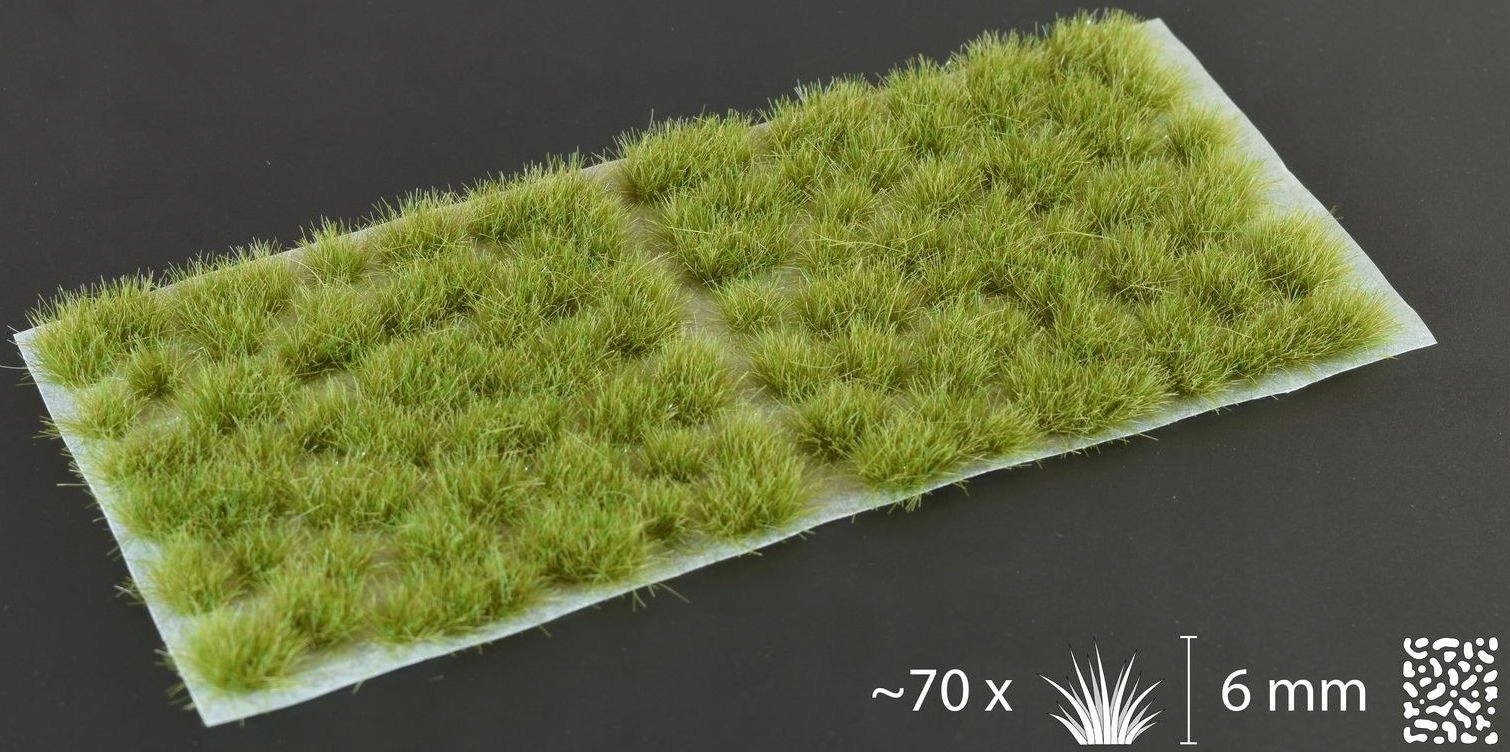Grass tufts - 6 mm - Dry Green (Wild)