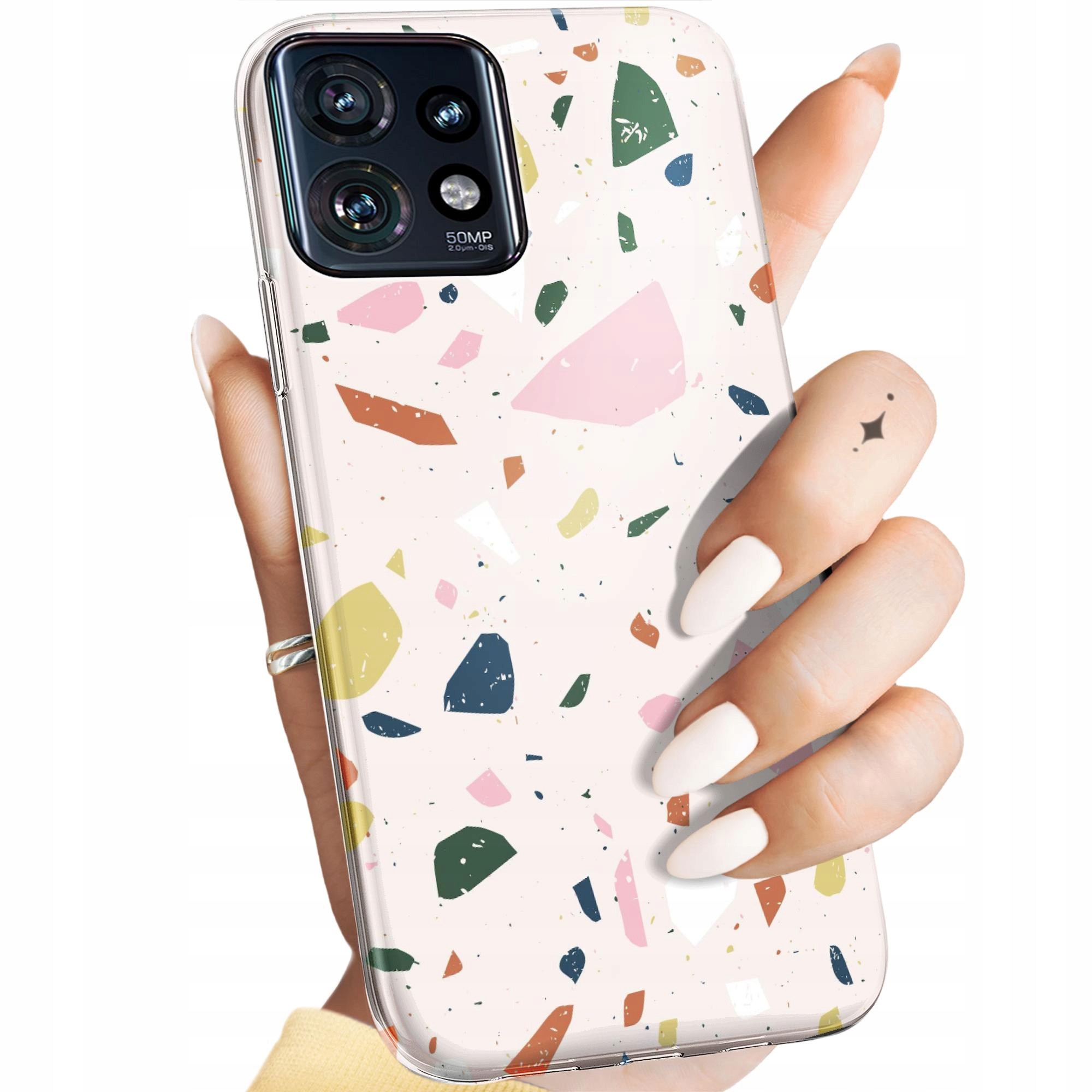 Etui Do Motorola Edge 40 Pro Lastriko Terrazzo Terakota Obudowa Case