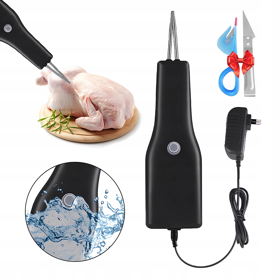 Levně Elektrický škubač na kuře, ruční stroj na škubání velké drůbeže