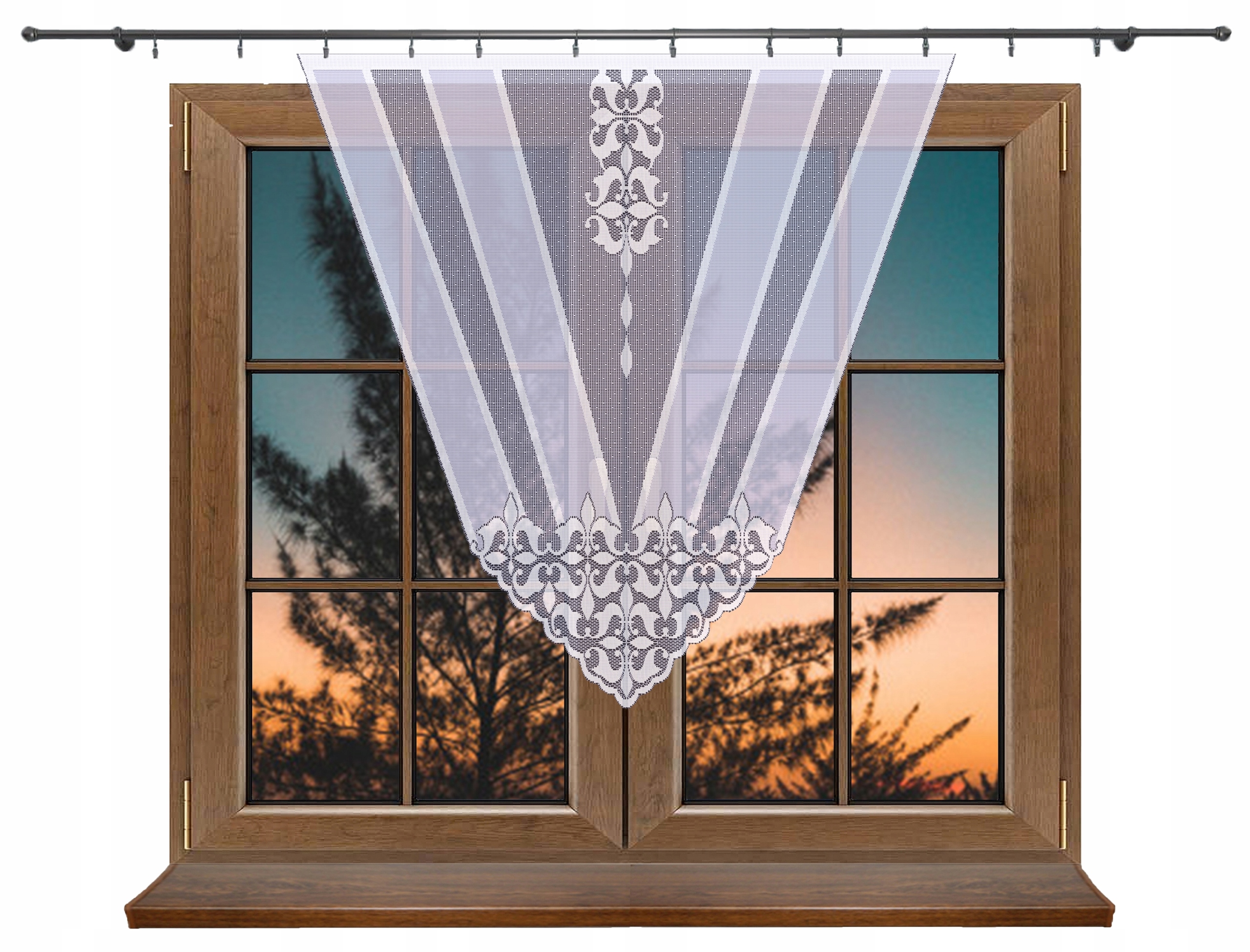 

Panel Ażur Firana Gotowa Żakardowa 130x130 Daria