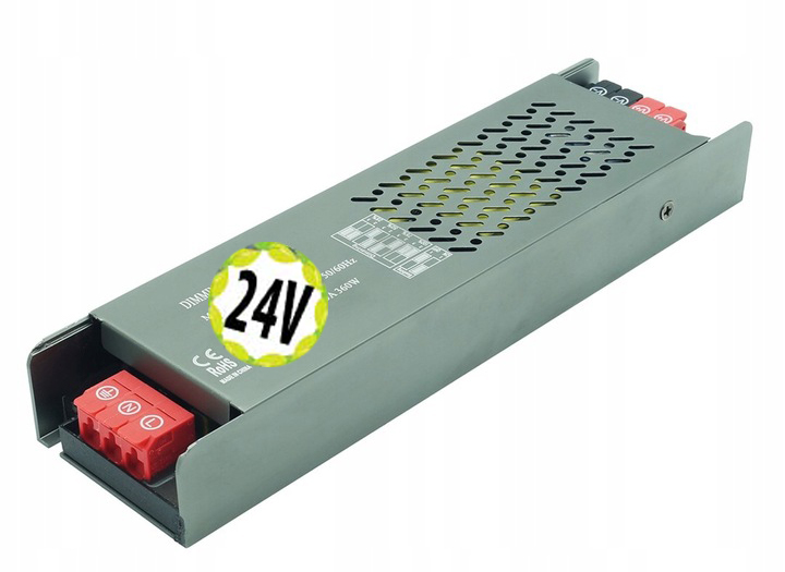 Profesionální plochý napájecí zdroj 24V 15A Výkonný 360W IP20 Slim Led pásky