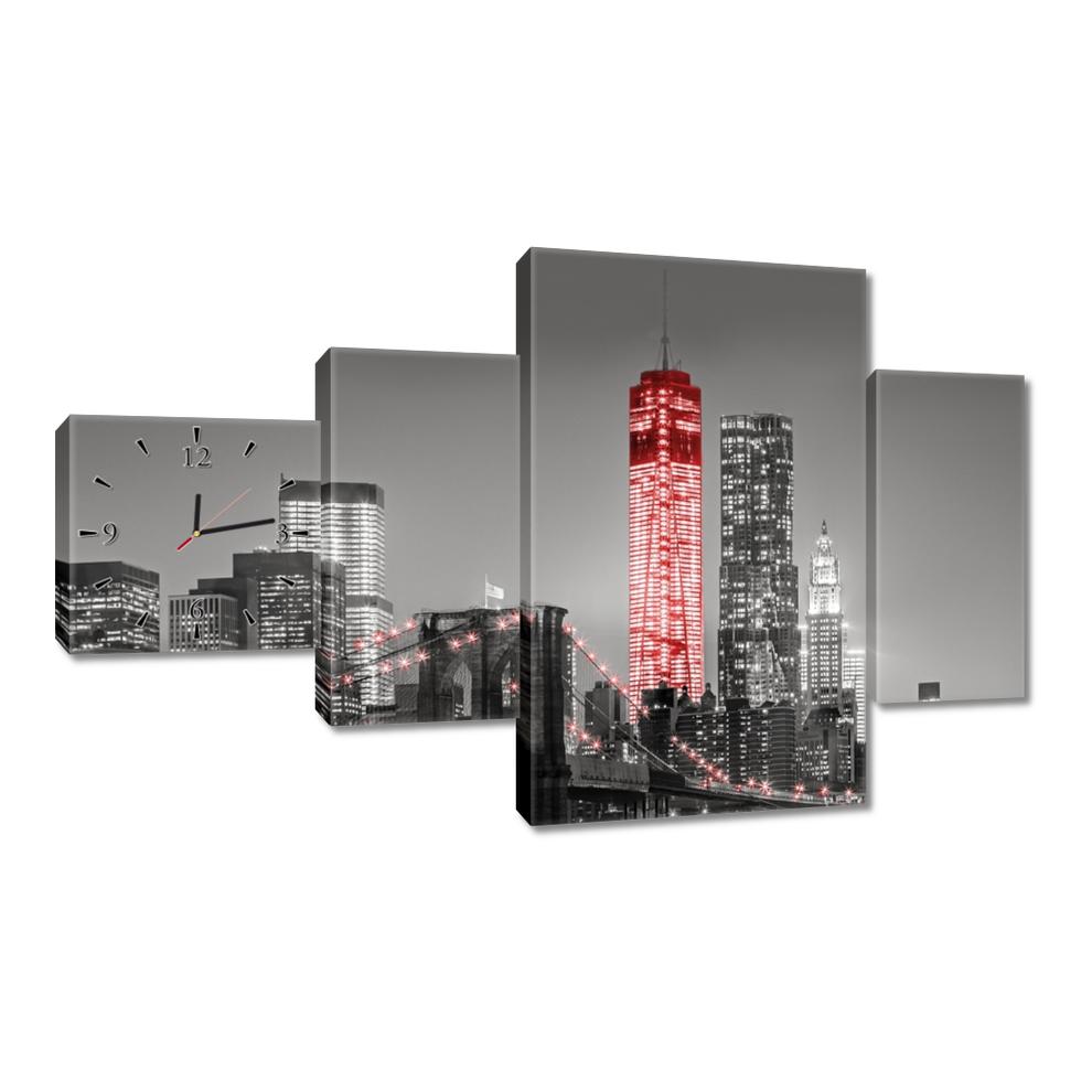 

Zegary 130x80 Nowy Jork Manhattan Most