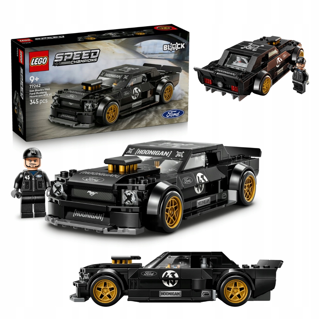 Lego Speed Champions 77262 Ford Mustang Hoonicorn V1 Ken Block 345 dílků.