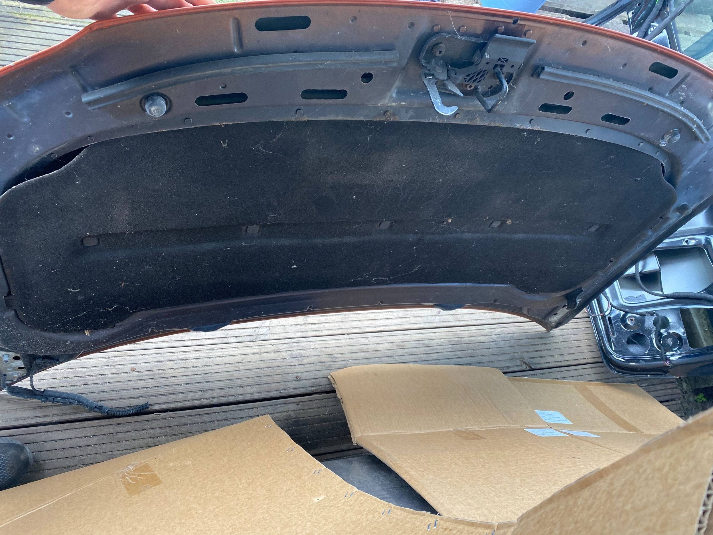 VW TOURAN e LIFT 08r completa cofano anteriore coperchio LA3U