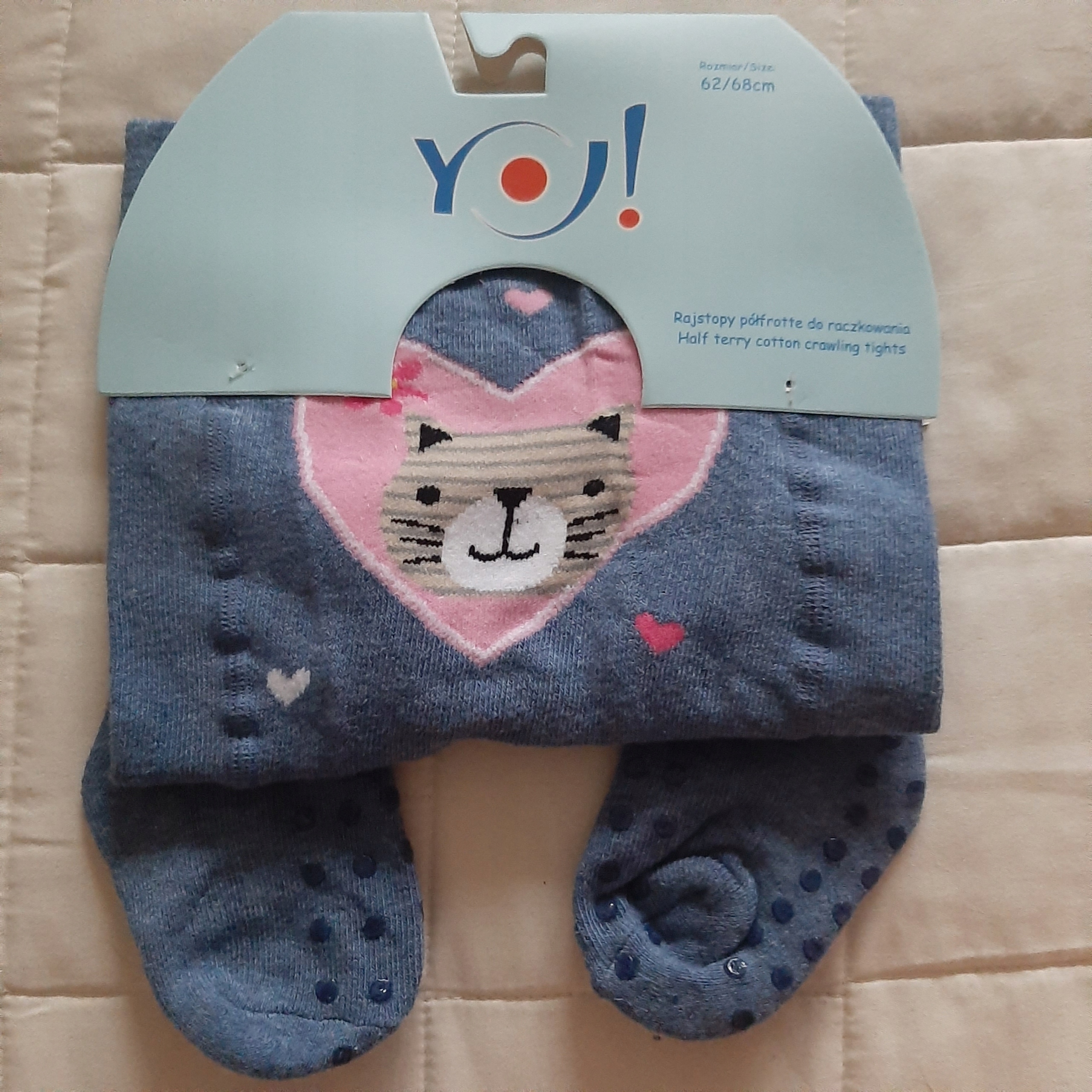 

nowe rajstopy do raczkowania półfrotte Yo 62-68