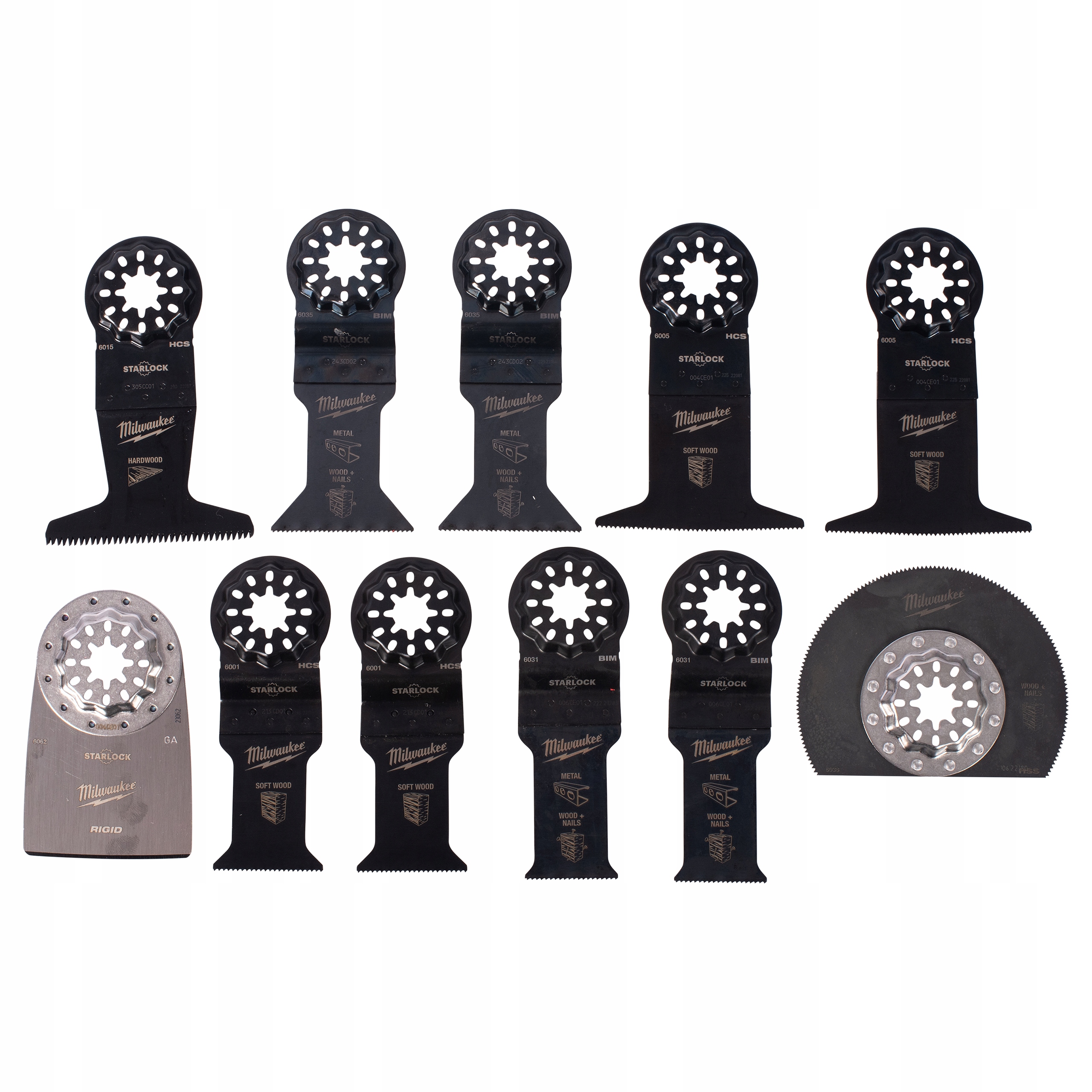 Sada pilových listů Starlock Milwaukee 11 ks na dřevo, kov a další