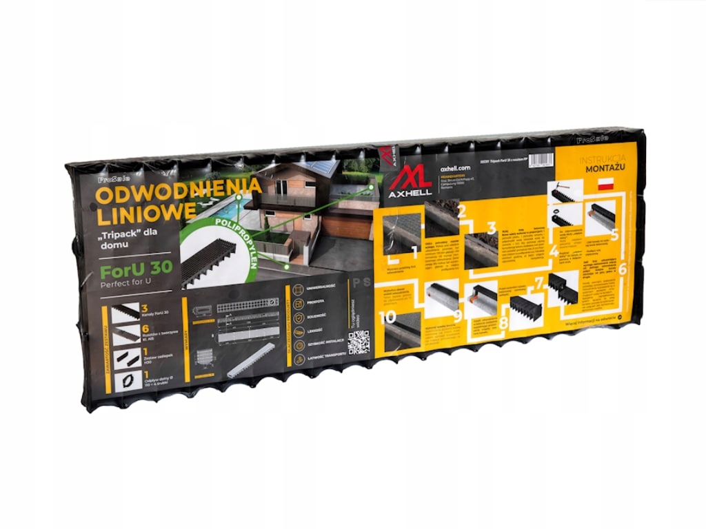 Sada odvodňovačů Tripack ForU30 A15 Plast