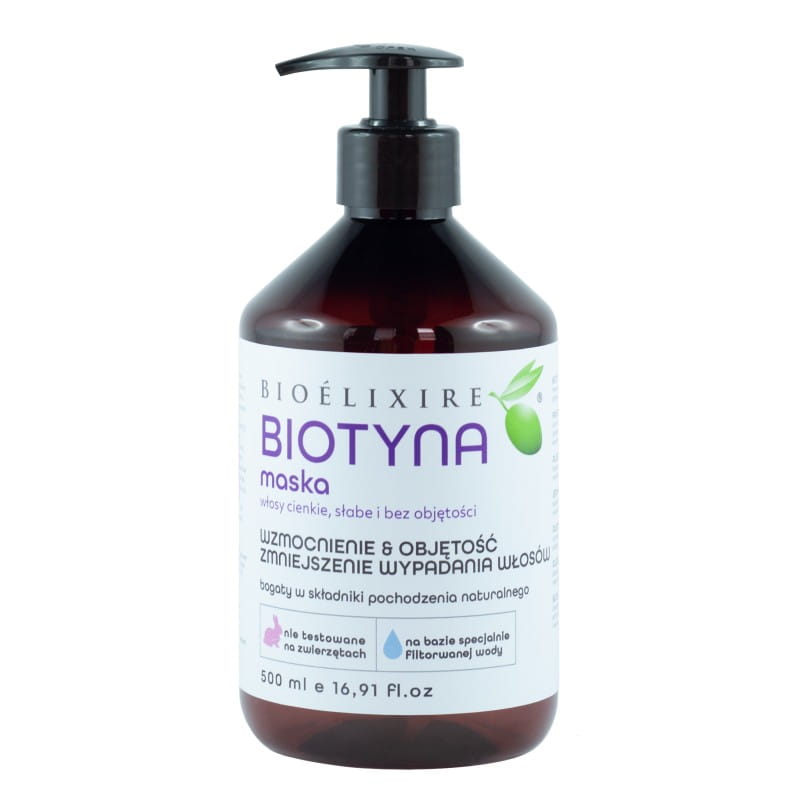 

Bioelixire Wzmacniająca Maska Z Biotyną 500ML