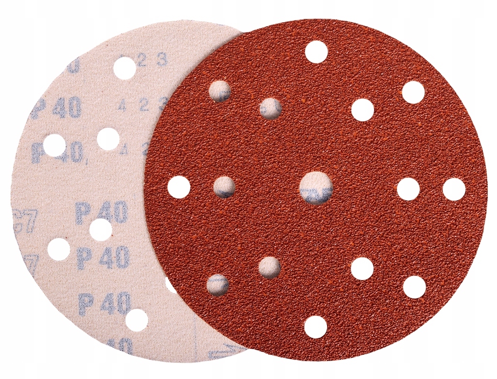 Papier Krążek ścierny rzep 14+1 Ersta 150mm P320